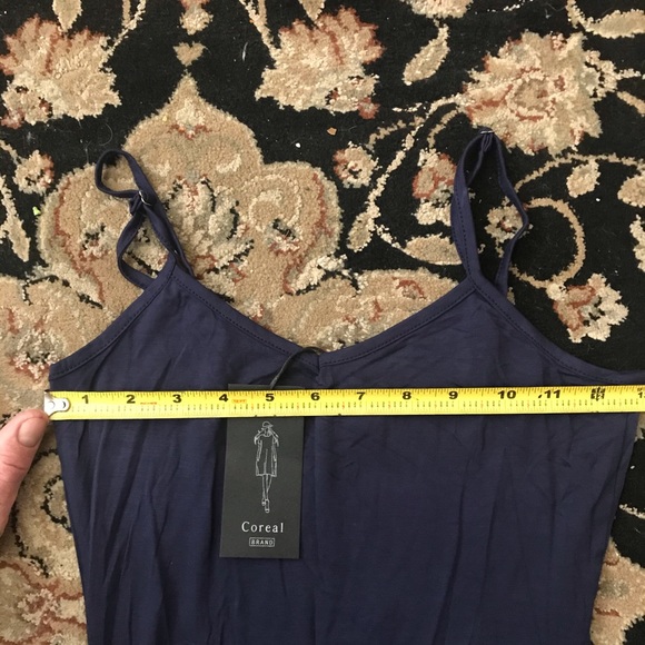 Dark blue Coreal Spaghetti strap dress - Picture 14 of 16